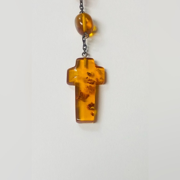 Vintage Authentic Amber Rosary - Picture 2 of 9